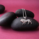 Sterling Silver Lion Pendant